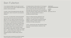 Desktop Screenshot of benfullerton.com